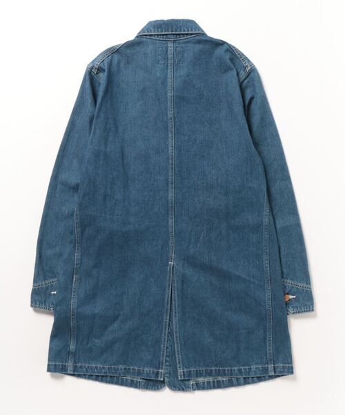 Lee(リー)の「【Lee/リー】オーバーサイズ ロング丈 デニムワークコート/カバーオール(カバーオール・メンズ・ライトインディゴブルー/インディゴブルー・L/M)」の13枚目の写真