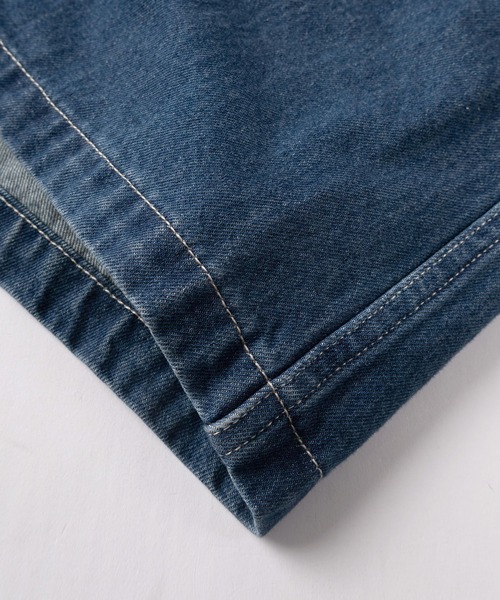 Lee(リー)の「【Lee/リー】オーバーサイズ ロング丈 デニムワークコート/カバーオール(カバーオール・メンズ・ライトインディゴブルー/インディゴブルー・L/M)」の17枚目の写真