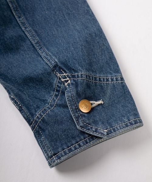 Lee(リー)の「【Lee/リー】オーバーサイズ ロング丈 デニムワークコート/カバーオール(カバーオール・メンズ・ライトインディゴブルー/インディゴブルー・L/M)」の19枚目の写真