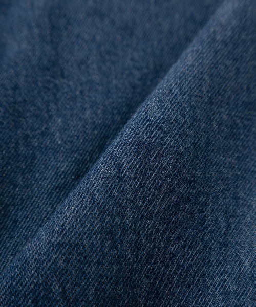 Lee(リー)の「【Lee/リー】オーバーサイズ ロング丈 デニムワークコート/カバーオール(カバーオール・メンズ・ライトインディゴブルー/インディゴブルー・L/M)」の8枚目の写真