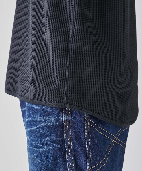 GOLDWIN（ゴールドウィン）の「【GOLDWIN/ゴールドウィン】WF Light L/S Hoodie（スウェット・メンズ・ネイビー/ブラック・3/4）」の11枚目の写真