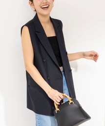 《セットアップ対応》ウォッシャブル麻混ストレッチジレ