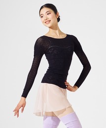 【新品】　チャコット　バレエ　ノーソーイングニット　フェアリーレースショート Chacott（チャコット）の「【ノーソーイングニット】フェアリー