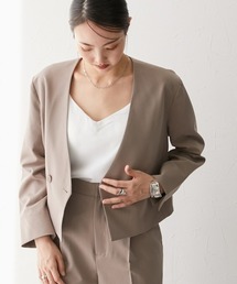 QFORON | Vネックサテンカップ付きキャミソール(キャミソール)