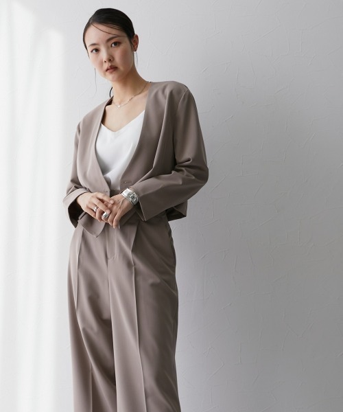 QFORON（キュフォロン）の「Vネックサテンカップ付きキャミソール（キャミソール・レディース・ホワイト・M）」の7枚目の写真