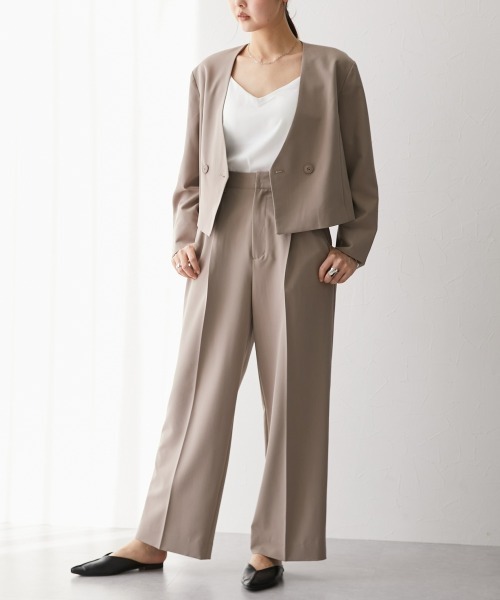 QFORON（キュフォロン）の「Vネックサテンカップ付きキャミソール（キャミソール・レディース・ホワイト・M）」の3枚目の写真