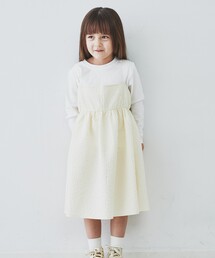 THE SHOP TK （ザ ショップ ティーケー ）の「【110-150】ポコポコキャミワンピース＆ロンTセット（その他トップス・キッズ）」