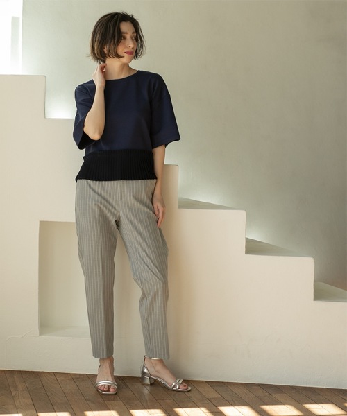 OPAQUE.CLIP(オペークドットクリップ)の「◆スクエアトゥダブルブリッジサンダル(サンダル・レディース・ベージュ/グリーン系/ブラック/シルバー/ホワイト系9・02/03/01)」の20枚目の写真