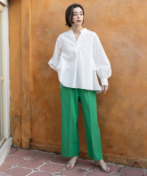 OPAQUE.CLIP(オペークドットクリップ)の「◆スクエアトゥダブルブリッジサンダル(サンダル・レディース・ベージュ/グリーン系/ブラック/シルバー/ホワイト系9・02/03/01)」の22枚目の写真