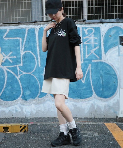 AIRWALK(エアウォーク)の「【AIRWALK】AIRWALK/ワンポイントグラフィック刺繍ロンT(Tシャツ/カットソー・メンズ・ホワイト/ブラック/ネイビー・S/M/L/XL)」の18枚目の写真