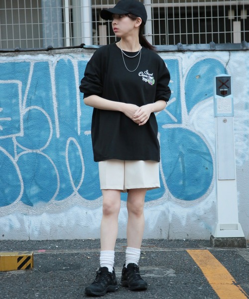 AIRWALK(エアウォーク)の「【AIRWALK】AIRWALK/ワンポイントグラフィック刺繍ロンT(Tシャツ/カットソー・メンズ・ホワイト/ブラック/ネイビー・S/M/L/XL)」の19枚目の写真