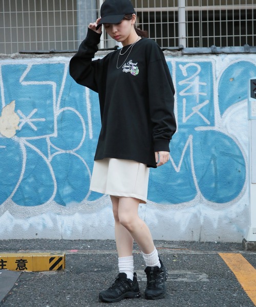 AIRWALK(エアウォーク)の「【AIRWALK】AIRWALK/ワンポイントグラフィック刺繍ロンT(Tシャツ/カットソー・メンズ・ホワイト/ブラック/ネイビー・S/M/L/XL)」の15枚目の写真