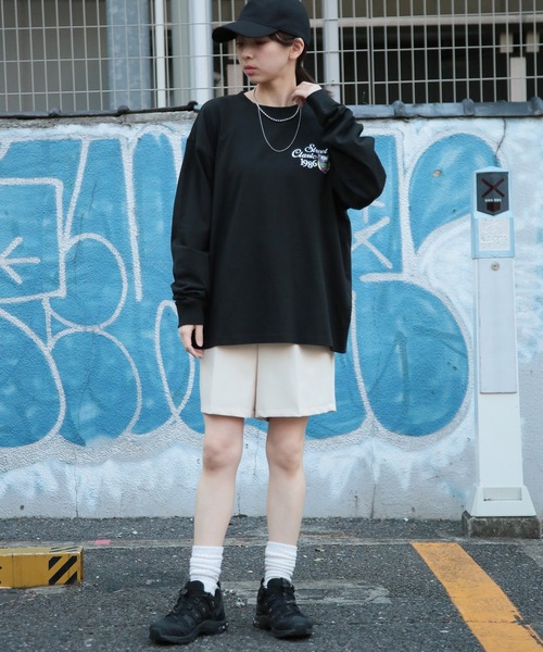 AIRWALK(エアウォーク)の「【AIRWALK】AIRWALK/ワンポイントグラフィック刺繍ロンT(Tシャツ/カットソー・メンズ・ホワイト/ブラック/ネイビー・S/M/L/XL)」の16枚目の写真