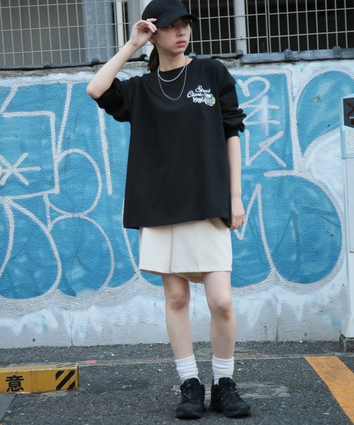 AIRWALK(エアウォーク)の「【AIRWALK】AIRWALK/ワンポイントグラフィック刺繍ロンT(Tシャツ/カットソー・メンズ・ホワイト/ブラック/ネイビー・S/M/L/XL)」の17枚目の写真