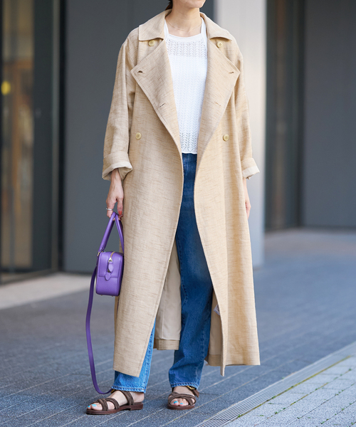 新品／IENA LA BOUCLE ラブークル／NEON オーバーステンコート 新品／IENA LA BOUCLE ラブークル／NEON オーバーステンコート