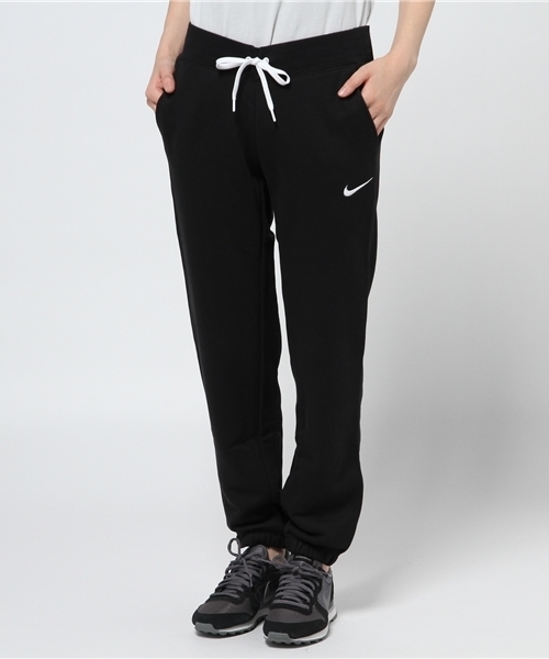 NIKE SPORTSWEAR（ナイキスポーツウェアー）の「ウィメンズ ナイキ スウェットパンツ NIKE WMNS CLUB FT PANT SWOOSH 683851（その他パンツ・レディース・ブラック/チャコールグレー・SMALL/MEDIUM）」の2枚目の写真