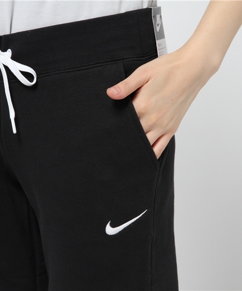 NIKE SPORTSWEAR（ナイキスポーツウェアー）の「ウィメンズ ナイキ スウェットパンツ NIKE WMNS CLUB FT PANT SWOOSH 683851（その他パンツ・レディース・ブラック/チャコールグレー・SMALL/MEDIUM）」の8枚目の写真