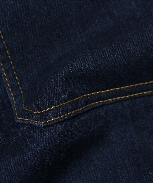 FREE'S MART（フリーズマート）の「ボタンフライタイトスカート（デニムスカート・レディース・ネイビー/ブラック・MEDIUM/SMALL）」の5枚目の写真