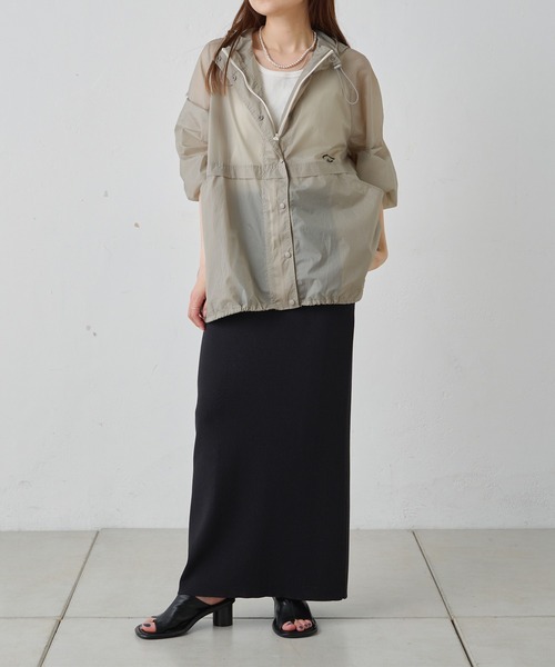 PUAL CE CIN（ピュアルセシン）の「シアーマウンテンパーカー（マウンテンパーカー・レディース・オフホワイト/カーキ/グレイッシュベージュ・FREE）」の13枚目の写真
