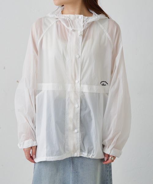 PUAL CE CIN（ピュアルセシン）の「シアーマウンテンパーカー（マウンテンパーカー・レディース・オフホワイト/カーキ/グレイッシュベージュ・FREE）」の21枚目の写真