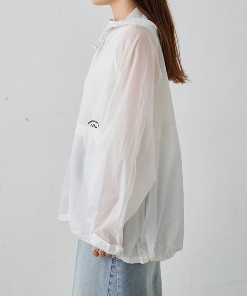 PUAL CE CIN（ピュアルセシン）の「シアーマウンテンパーカー（マウンテンパーカー・レディース・オフホワイト/カーキ/グレイッシュベージュ・FREE）」の22枚目の写真