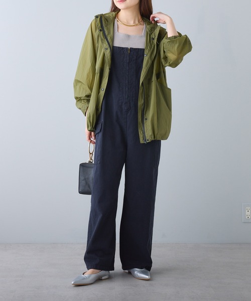 PUAL CE CIN（ピュアルセシン）の「シアーマウンテンパーカー（マウンテンパーカー・レディース・オフホワイト/カーキ/グレイッシュベージュ・FREE）」の19枚目の写真