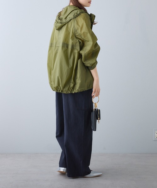 PUAL CE CIN（ピュアルセシン）の「シアーマウンテンパーカー（マウンテンパーカー・レディース・オフホワイト/カーキ/グレイッシュベージュ・FREE）」の20枚目の写真