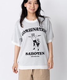 gym master（ジムマスター）の「ｼﾞｬｶﾞｰﾄﾞﾆｯﾄSABOTEN Tee（Tシャツ/カットソー・メンズ）」