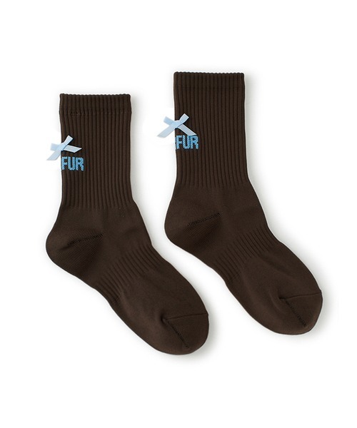 FURFUR（ファーファー）の「リボンロゴソックス（ソックス/靴下・レディース・ブラック/ホワイト/ブラウン/ネイビー・FREE）」の21枚目の写真