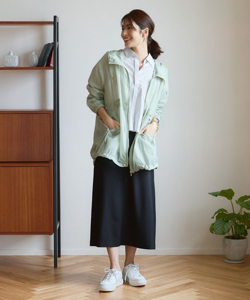 Elura(エルーラ)の「サラサラサマーナロースカート(Tシャツ/カットソー・レディース・ホワイト/ダークネイビー/ブラック/カーキ・MEDIUM/LARGE)」の5枚目の写真