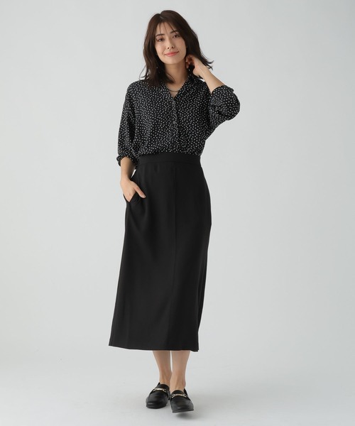 Elura(エルーラ)の「サラサラサマーナロースカート(Tシャツ/カットソー・レディース・ホワイト/ダークネイビー/ブラック/カーキ・MEDIUM/LARGE)」の11枚目の写真