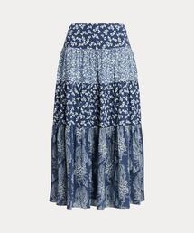 LAUREN ローレン ロングスカート ティアード 新品未使用 LAUREN RALPH LAUREN（ローレン ラルフ ローレン）の「パッチ