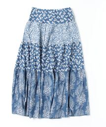 POLO RALPH LAUREN フローラルパッチワークプリーツスカート POLO RALPH LAUREN（ポロ ラルフ ローレン）の「フローラル