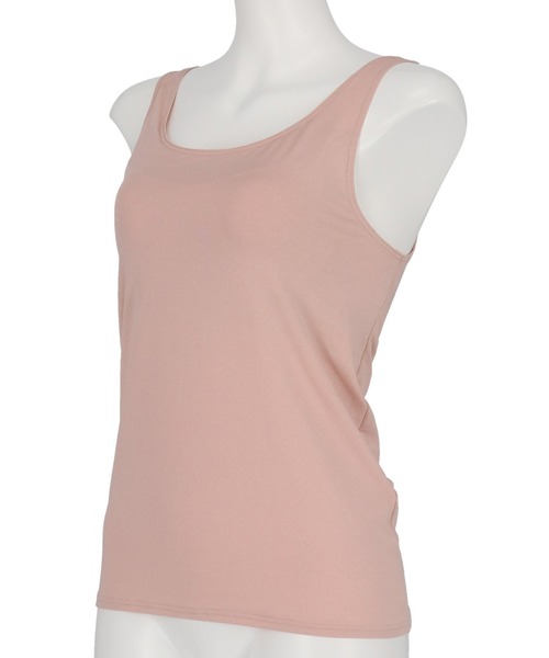 WING(ウイング)の「「シンクロブラトップ 吸汗速乾タイプ」カップ付きタンクトップ(インナーウェア/肌着・レディース・ブラック/アイボリー/ピンク/グリーン系その他/パープル/バイオレット/ベージュ/ネイビー/ダークグレー/ナチュラル/グレー・S/M/L/LL/3L/4L)」の21枚目の写真