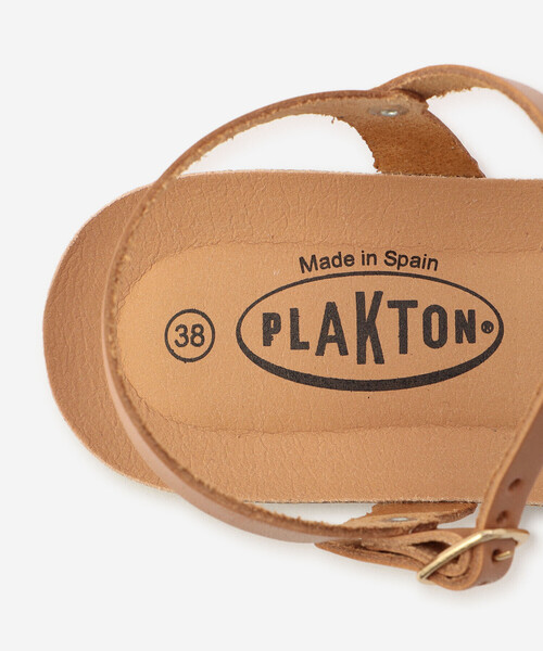 PLAKTON(プラクトン)の「PLAKTON | 〈別注〉レザー ストラップサンダル WOMEN(サンダル・レディース・ブラウン/ブラック・36/38/37)」の9枚目の写真