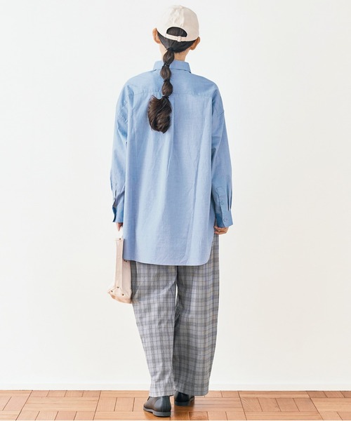 and myera(アンド マイラ)の「and myera グレンチェックなパンツ(その他パンツ・レディース・グレー・LARGE/MEDIUM/X-LARGE/SMALL)」の10枚目の写真