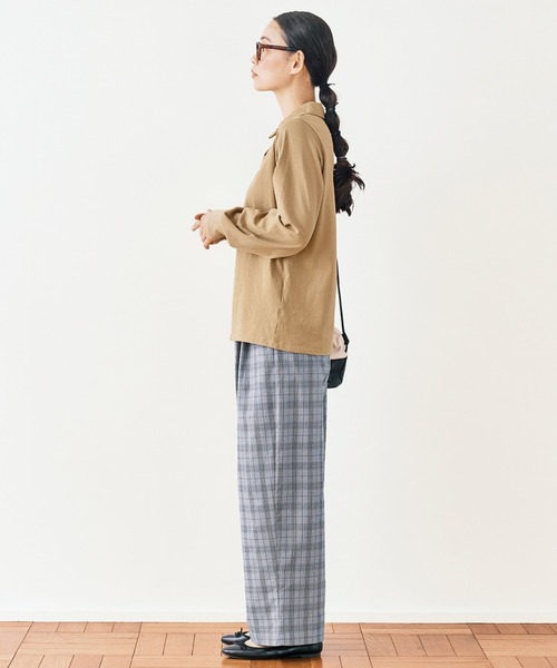 and myera(アンド マイラ)の「and myera グレンチェックなパンツ(その他パンツ・レディース・グレー・LARGE/MEDIUM/X-LARGE/SMALL)」の12枚目の写真