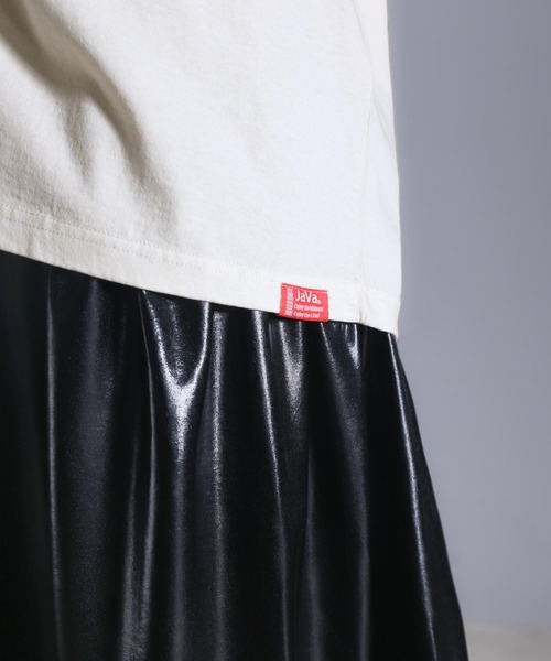 Java（ジャバ）の「《Javaジャバコラボ》ヴィンテージライクなこなれitem。サガラ刺繍ヴィンテージ加工ピグメントTシャツ（Tシャツ/カットソー・レディース・レッド/キャメル/チャコールグレー・SMALL/MEDIUM/LARGE/X-LARGE）」の16枚目の写真
