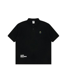 A Bathing Ape 黒ポロシャツ Sサイズ A Bathing Ape 刺繍ポロシャツ S ブラック - メルカリ