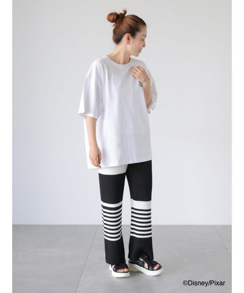 Lugnoncure（ルノンキュール）の「【Pixar】トイ・ストーリー/プリントTシャツ (チームトイ)（Tシャツ/カットソー・レディース・オフホワイト/チャコールグレー・F）」の21枚目の写真