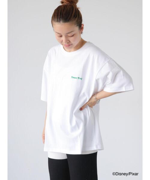 Lugnoncure（ルノンキュール）の「【Pixar】トイ・ストーリー/プリントTシャツ (チームトイ)（Tシャツ/カットソー・レディース・オフホワイト/チャコールグレー・F）」の22枚目の写真