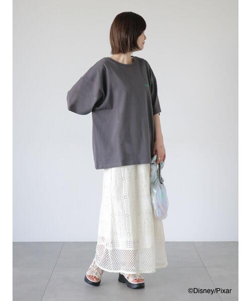 Lugnoncure（ルノンキュール）の「【Pixar】トイ・ストーリー/プリントTシャツ (チームトイ)（Tシャツ/カットソー・レディース・オフホワイト/チャコールグレー・F）」の16枚目の写真