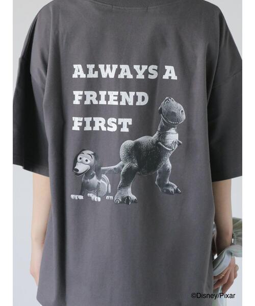 Lugnoncure（ルノンキュール）の「【Pixar】トイ・ストーリー/プリントTシャツ (チームトイ)（Tシャツ/カットソー・レディース・オフホワイト/チャコールグレー・F）」の19枚目の写真