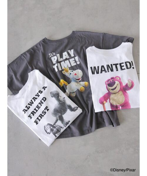 Lugnoncure（ルノンキュール）の「【Pixar】トイ・ストーリー/プリントTシャツ (チームトイ)（Tシャツ/カットソー・レディース・オフホワイト/チャコールグレー・F）」の9枚目の写真