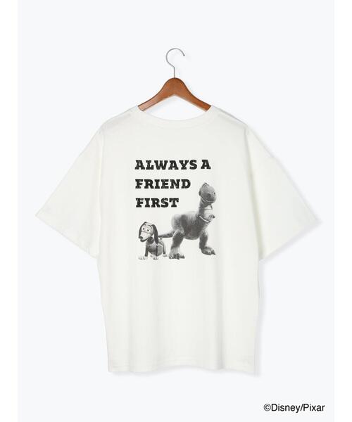 Lugnoncure（ルノンキュール）の「【Pixar】トイ・ストーリー/プリントTシャツ (チームトイ)（Tシャツ/カットソー・レディース・オフホワイト/チャコールグレー・F）」の11枚目の写真