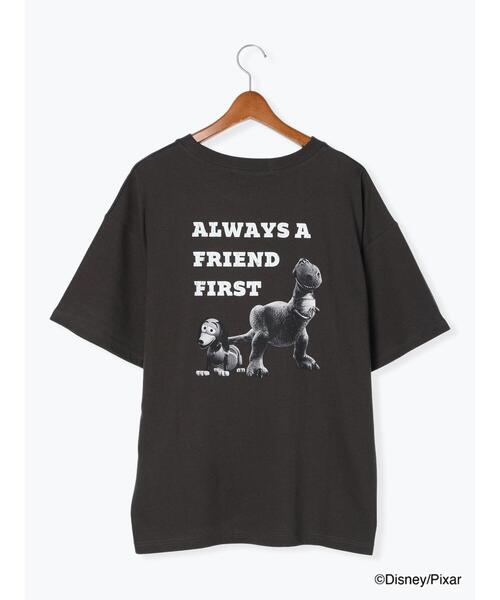 Lugnoncure（ルノンキュール）の「【Pixar】トイ・ストーリー/プリントTシャツ (チームトイ)（Tシャツ/カットソー・レディース・オフホワイト/チャコールグレー・F）」の5枚目の写真