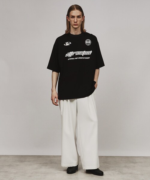 tk.TAKEO KIKUCHI（ティーケータケオキクチ）の「◆ゲームシャツライクTシャツ（Tシャツ/カットソー・メンズ・ブラック/ホワイト・02/03）」の11枚目の写真