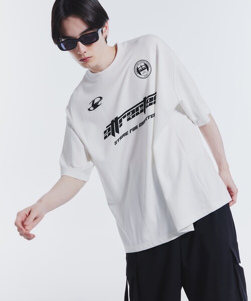 tk.TAKEO KIKUCHI（ティーケータケオキクチ）の「◆ゲームシャツライクTシャツ（Tシャツ/カットソー・メンズ・ブラック/ホワイト・02/03）」の20枚目の写真