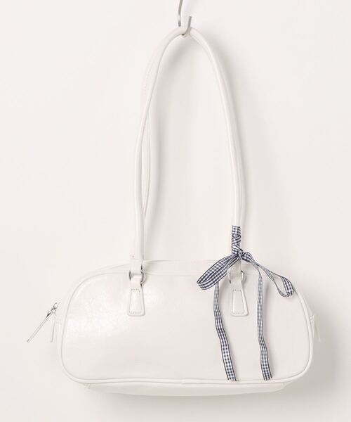 HALEY PESCA（ヘーリーペスカ）の「HALEY PESCA/【リボン付き】スクエアハンドバッグ（ハンドバッグ・レディース・ホワイト/ブラック/イエロー・FREE）」の17枚目の写真