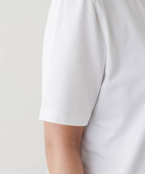 LARUTA(ラルータ)の「【LARUTA】シルケットロゴTシャツ(Tシャツ/カットソー・レディース・ピンク/グレー/オフホワイト/ブラック・FREE)」の7枚目の写真